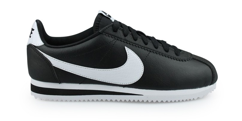 NIKE WMNS CLASSIC CORTEZ LEATHER NOIR
