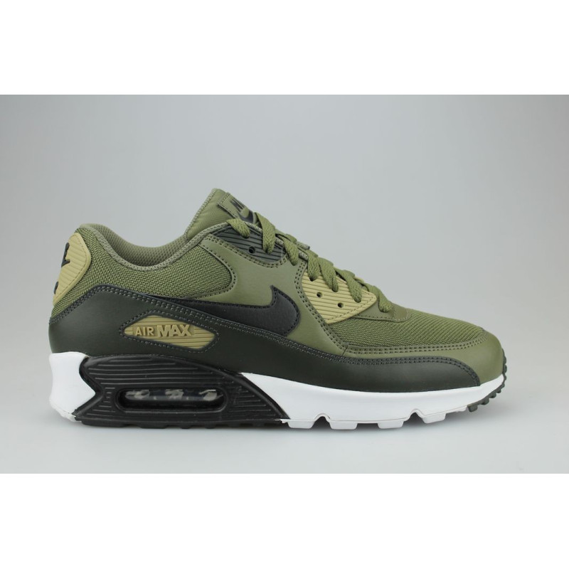Nike Air Max 90 Essential Kaki Noir AJ1285-201 | Street Shoes Addict NIKE AIR MAX 90 ESSENTIAL KAKI; NIKE ...