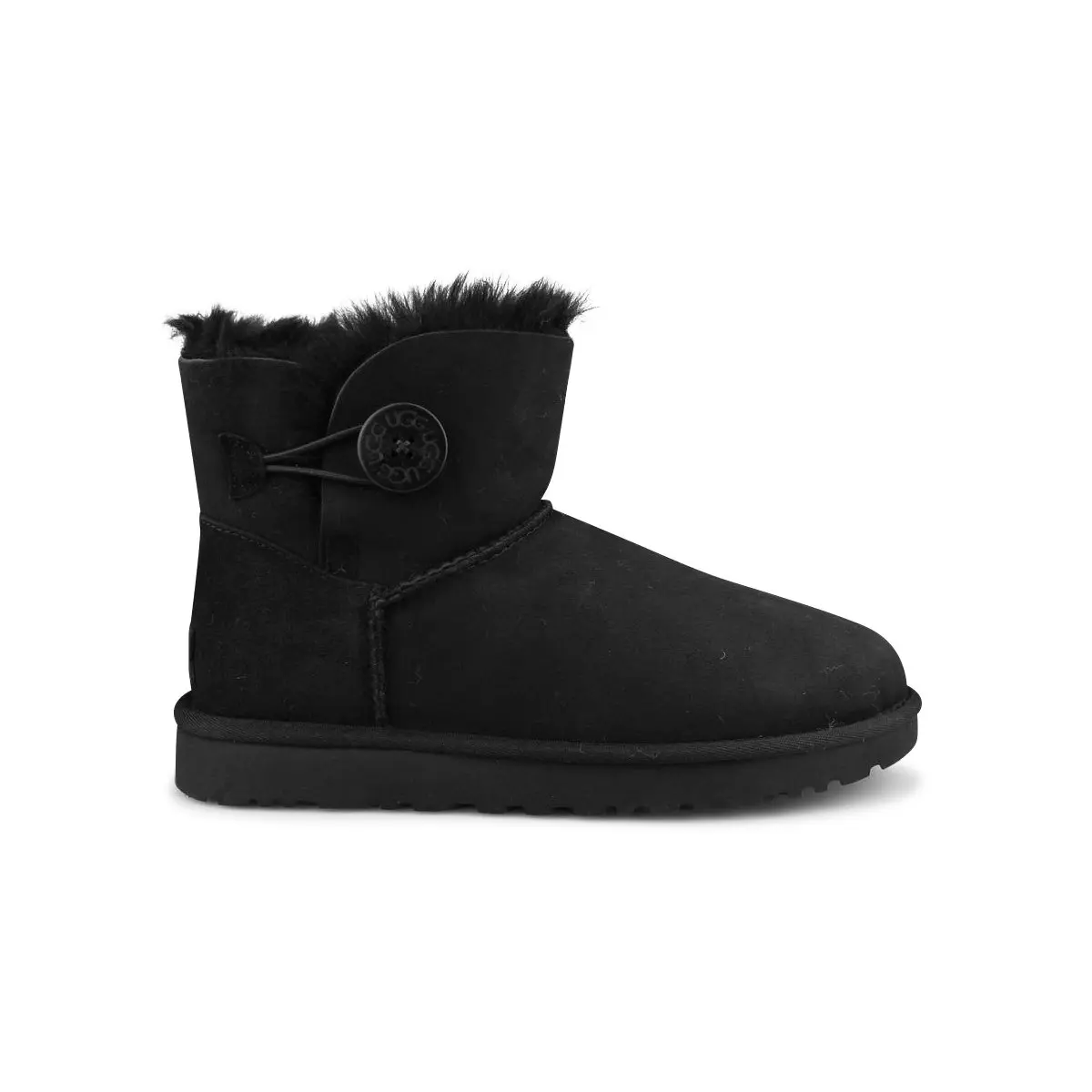 Ugg W Mini Bailey Button 2 Noir