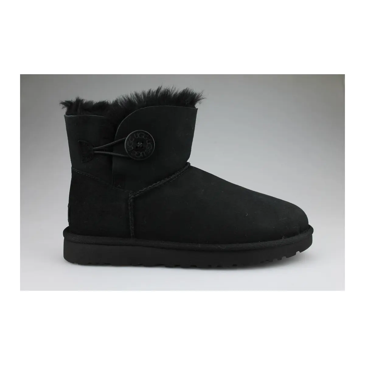 Ugg W Mini Bailey Button 2 Noir