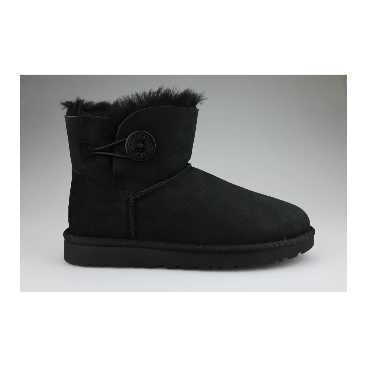 Ugg W Mini Bailey Button 2 Noir