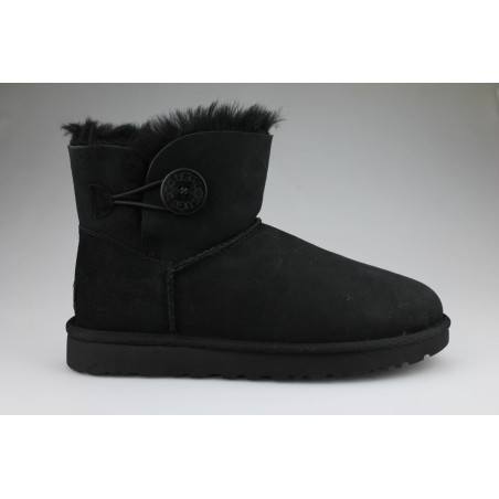 Ugg W Mini Bailey Button 2 Noir