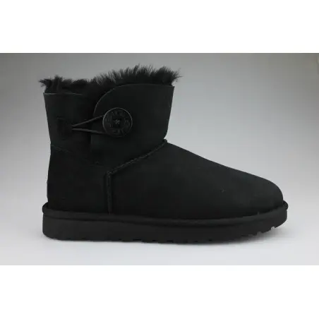 Ugg W Mini Bailey Button 2 Noir