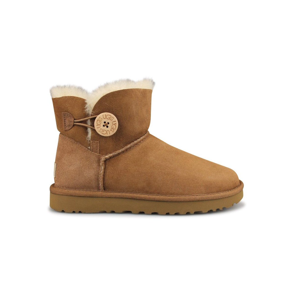 Ugg W Mini Bailey Button 2 Marron