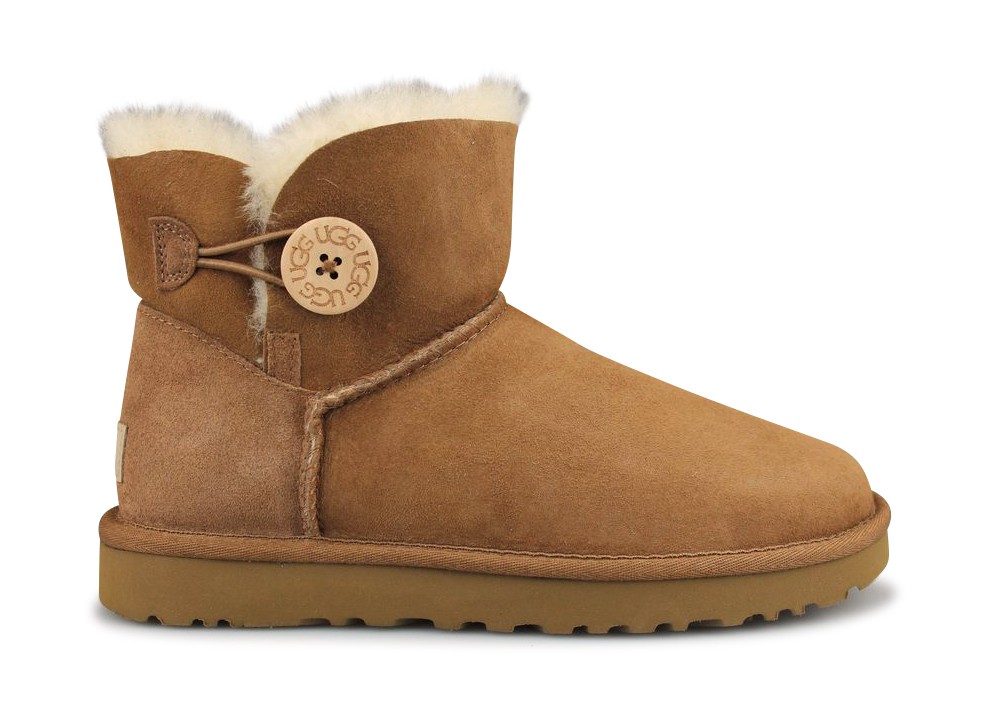 Ugg W Mini Bailey Button 2 Marron