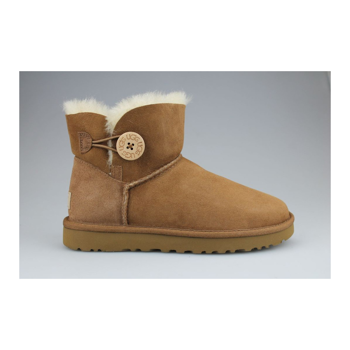Ugg W Mini Bailey Button 2 Marron