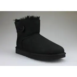 Ugg W Mini Bailey Button 2 Noir