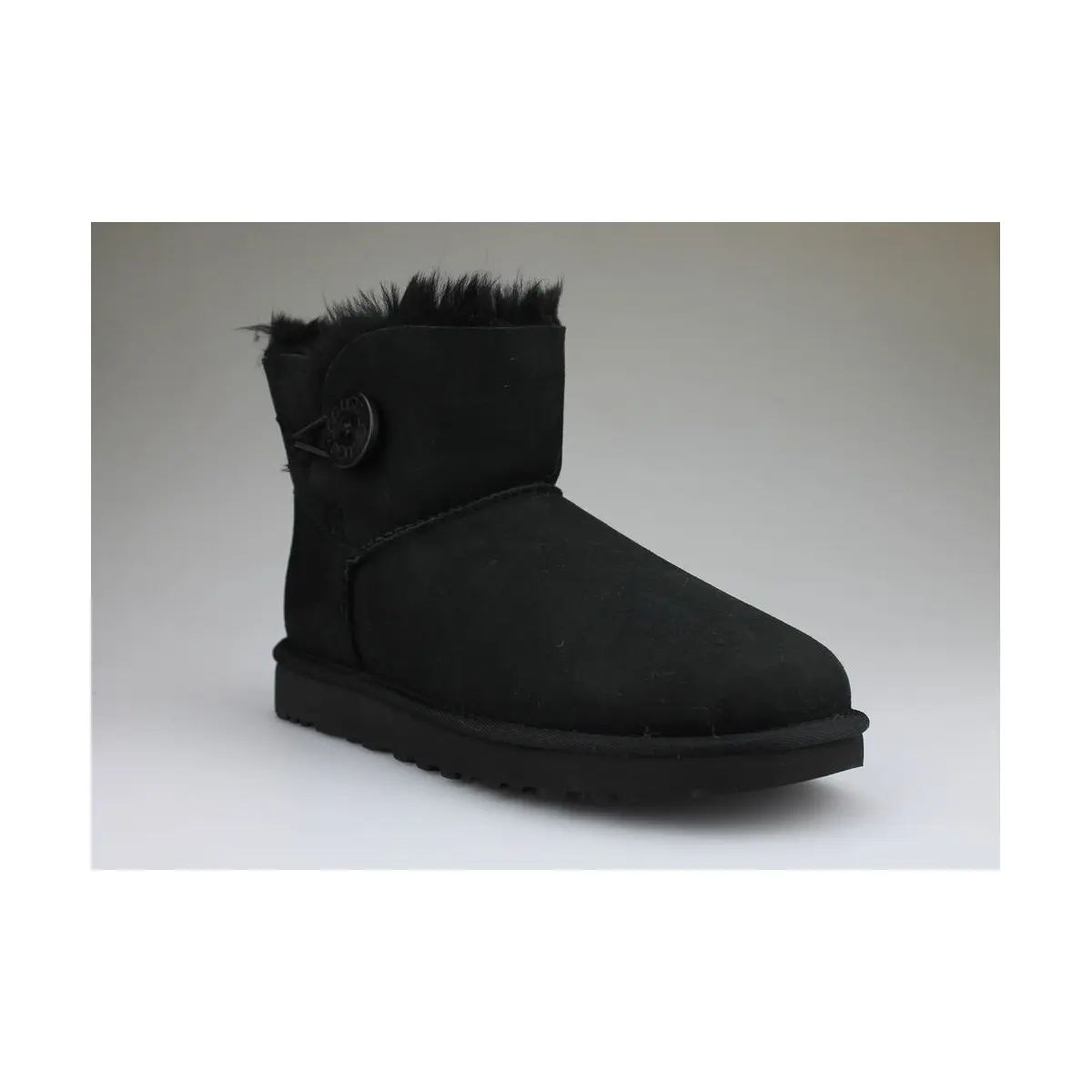 Ugg W Mini Bailey Button 2 Noir