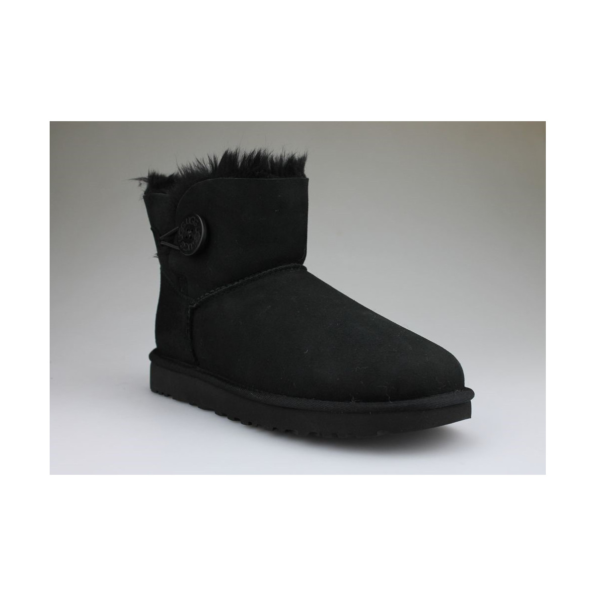 Ugg W Mini Bailey Button 2 Noir
