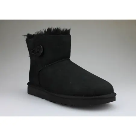 Ugg W Mini Bailey Button 2 Noir