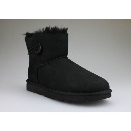 Ugg W Mini Bailey Button 2 Noir