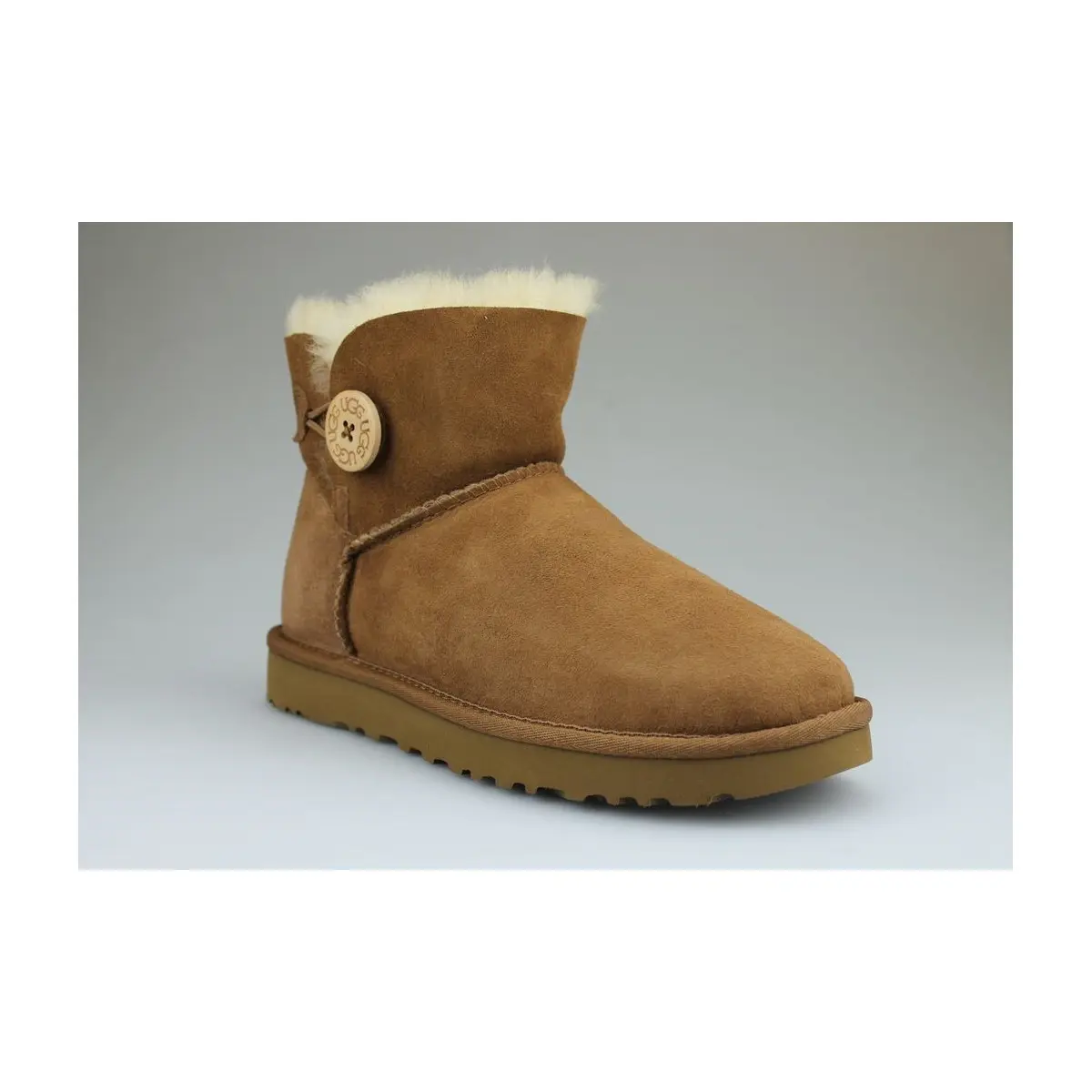 Ugg W Mini Bailey Button 2 Marron