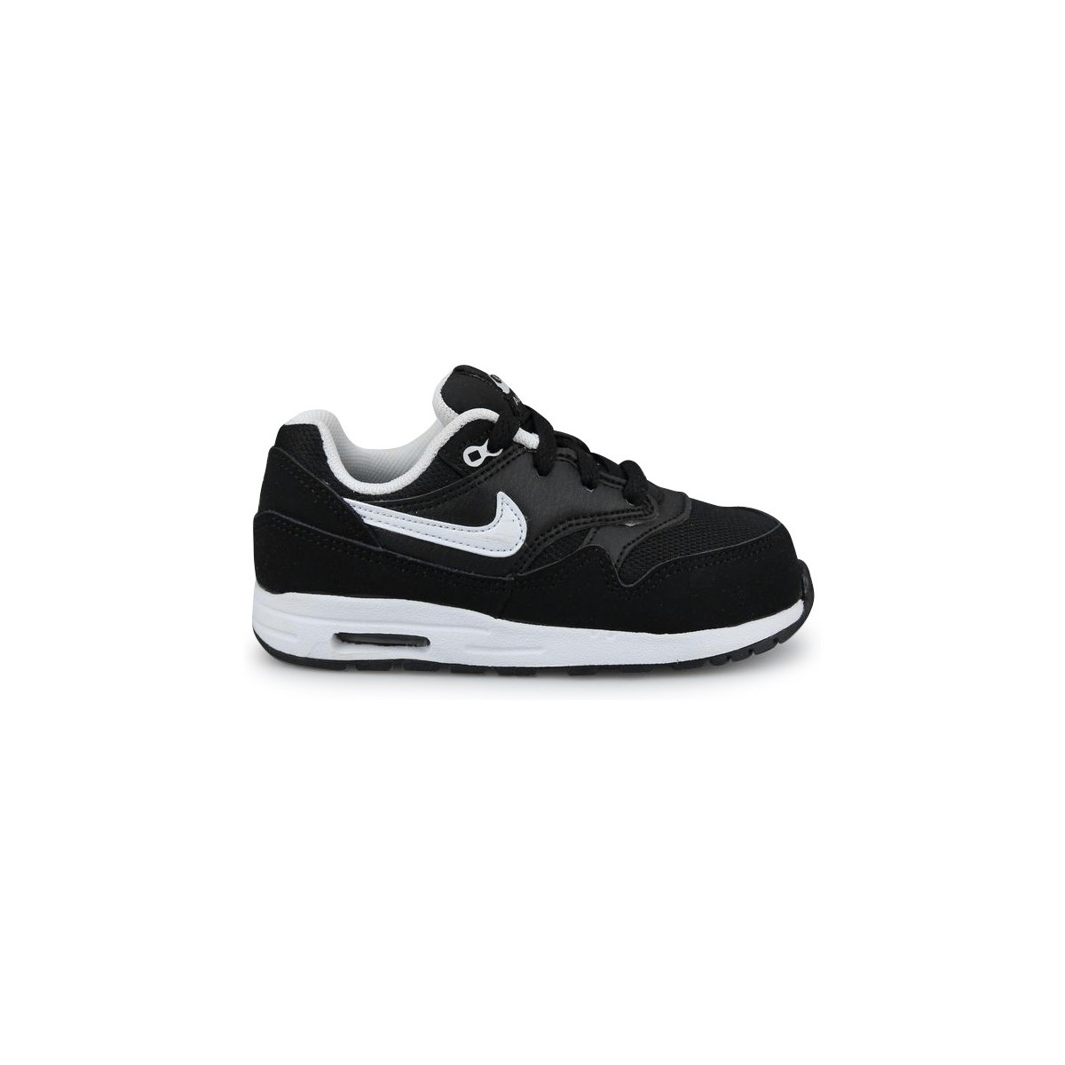Nike Air Max 1 Noir Blanc Bébé 807604-001 | Street Shoes Addict Nike Air Max 1 Noir Blanc Bébé 807604-001 | Street Shoes Addict