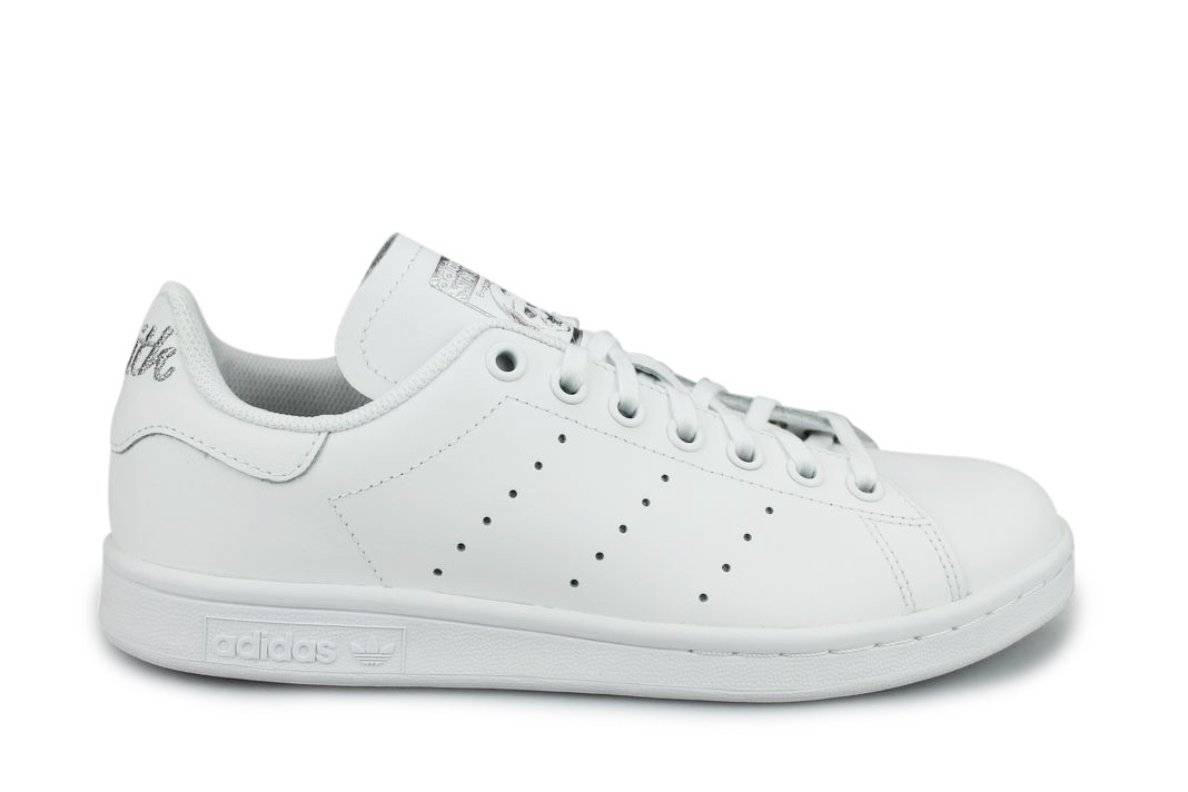 Adidas Stan Smith J White Silver EF4913 Street Shoes Addict