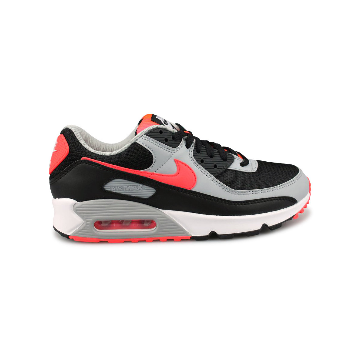 Conectado Teoría de la relatividad Estación de policía Nike Air Max 90 Noir Rouge Gris CZ4222-001 | Street Shoes Addict