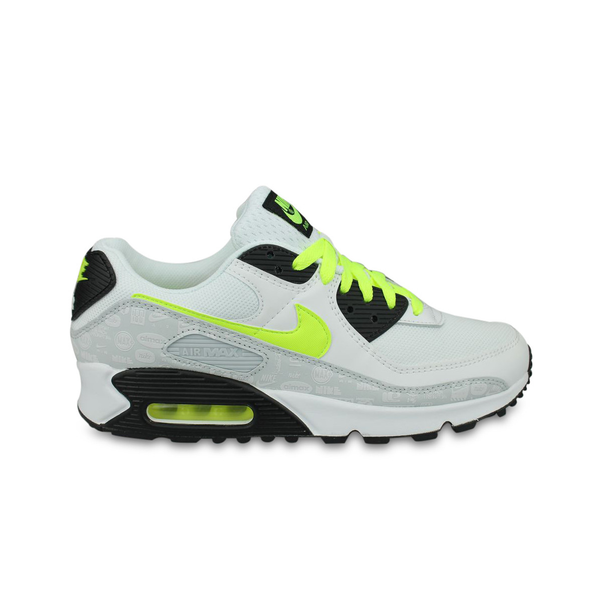 Nike Air Max 90 Reflective Mosaic Of Logos Blanc