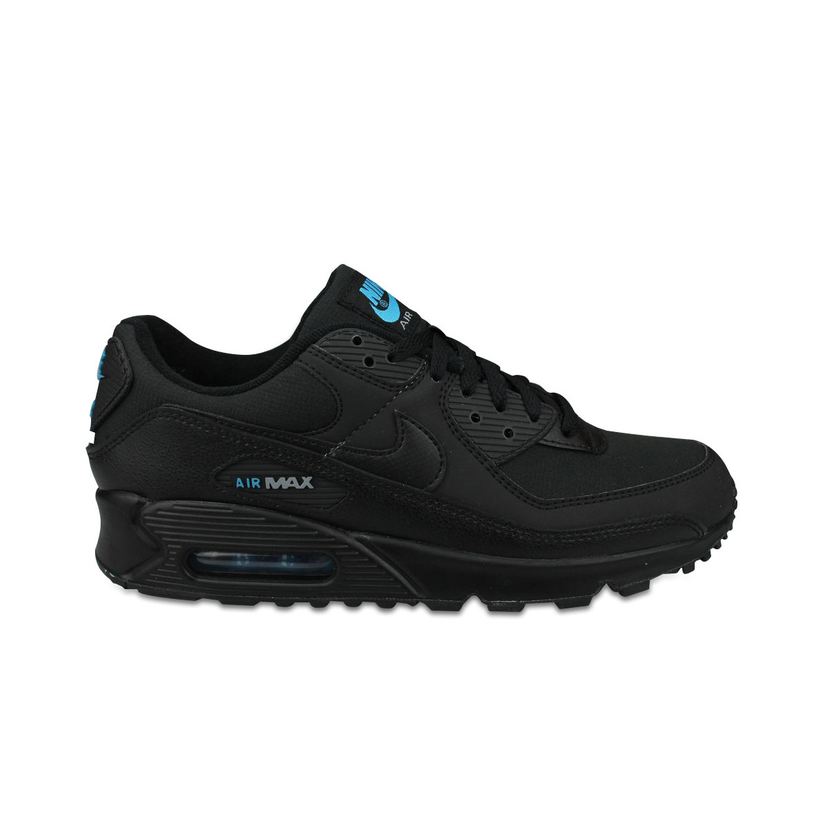 nike air max 90 black and blue