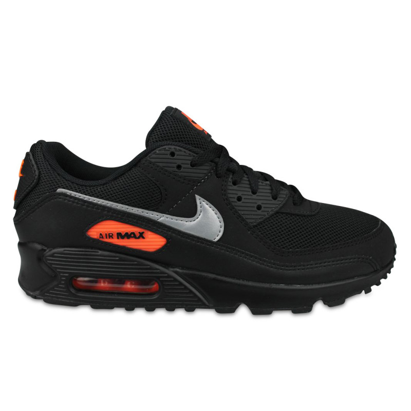 air max 90 black and orange junior