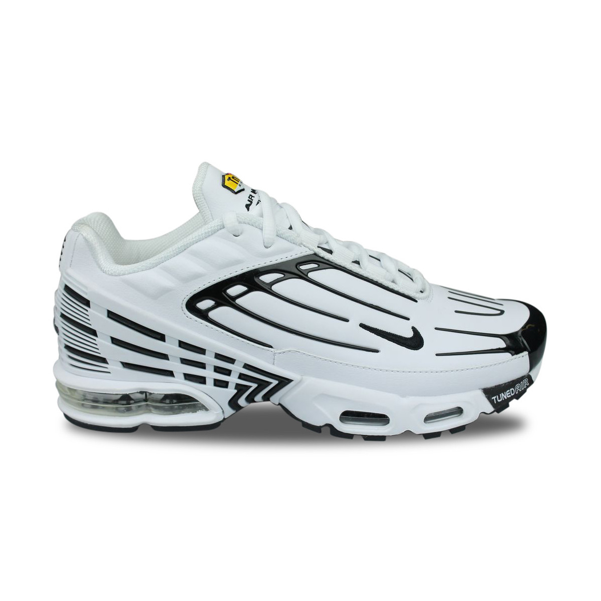 si puedes Sabroso Poesía Nike Air Max Plus TN III Leather OREO Blanc - Street Shoes Addict