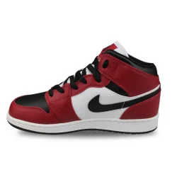 Air Jordan 1 Mid Chicago Black Toe Noir