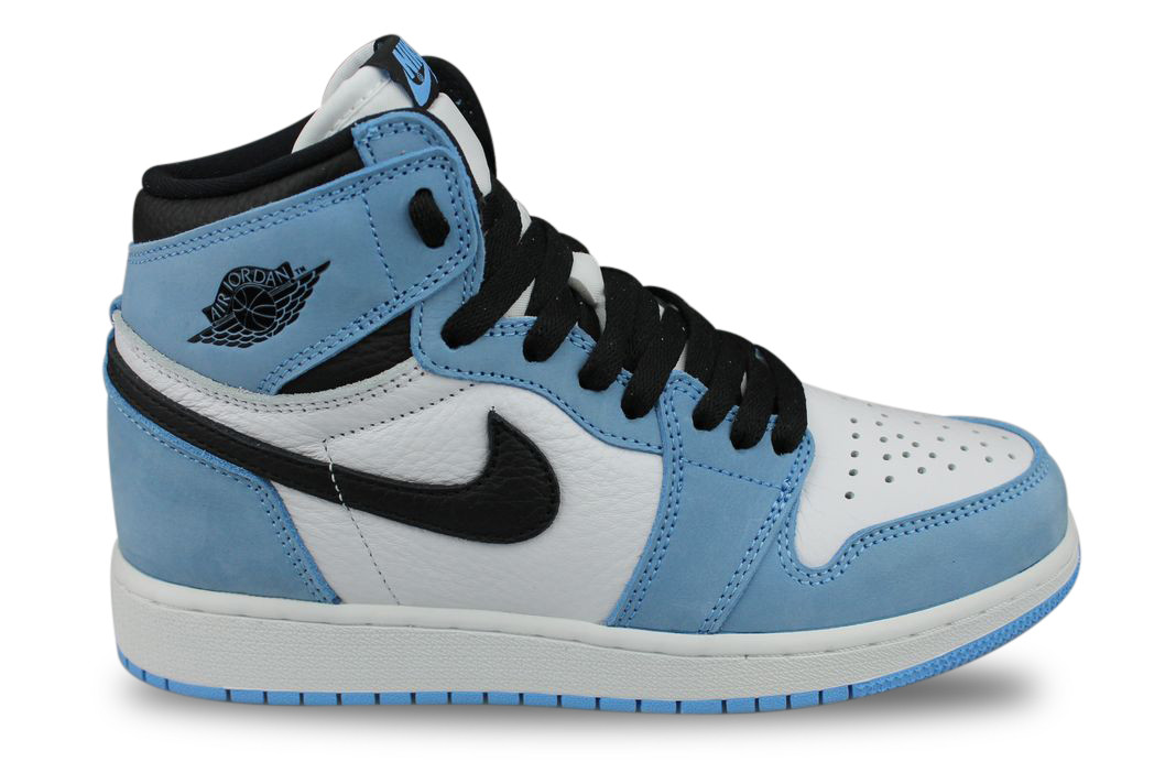 Air Jordan 1 Retro High White University Blue Black Blanc