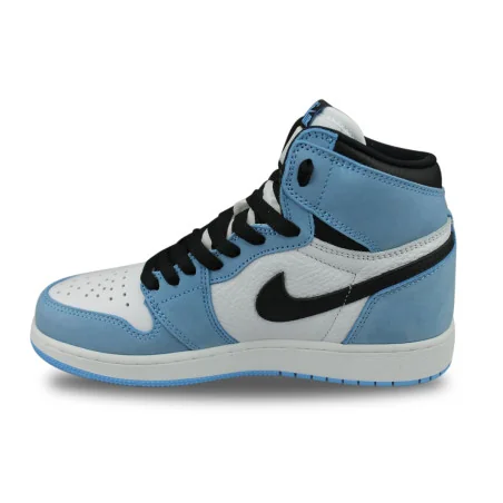 Air Jordan 1 Retro High White University Blue Black Blanc