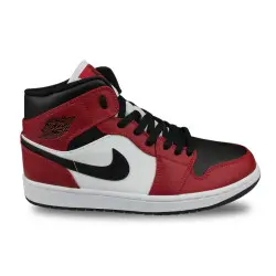Air Jordan 1 Mid Chicago Black Toe Noir