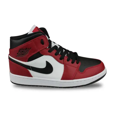 Air Jordan 1 Mid Chicago Black Toe Noir