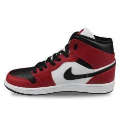 Air Jordan 1 Mid Chicago Black Toe Noir