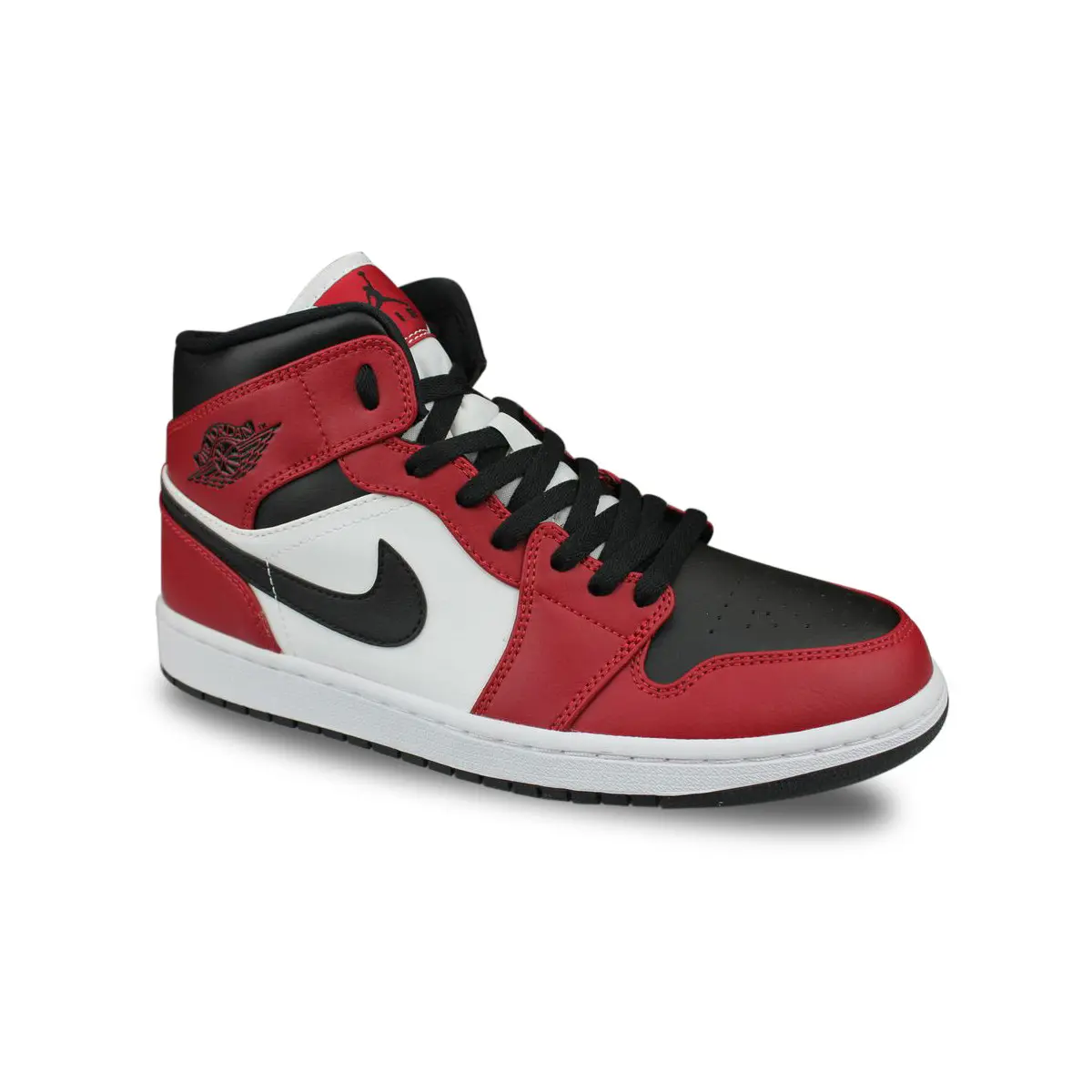 Air Jordan 1 Mid Chicago Black Toe Noir