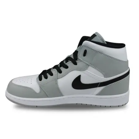 Air Jordan 1 Mid Light Smoke Grey Gris