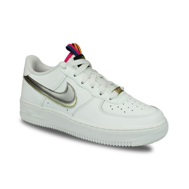 nike air force silver swoosh