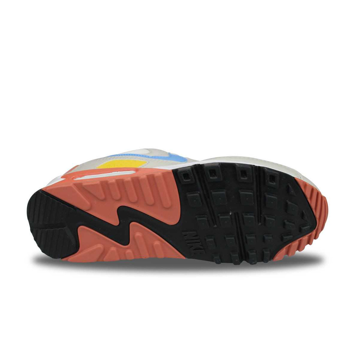 Wmns Nike Air Max 90 Light Bone Vivid Sulphur
