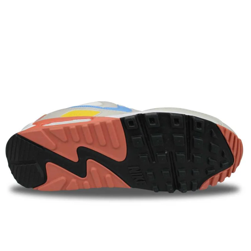 Wmns Nike Air Max 90 Light Bone Vivid Sulphur