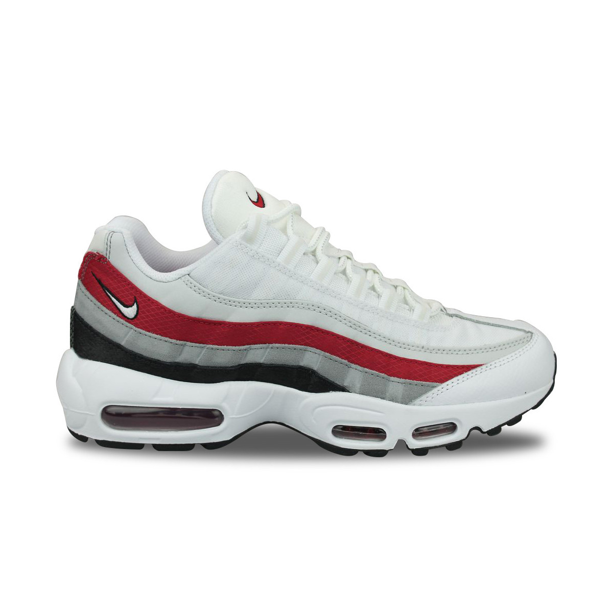 Nike Air Max 95 White Red Black Blanc