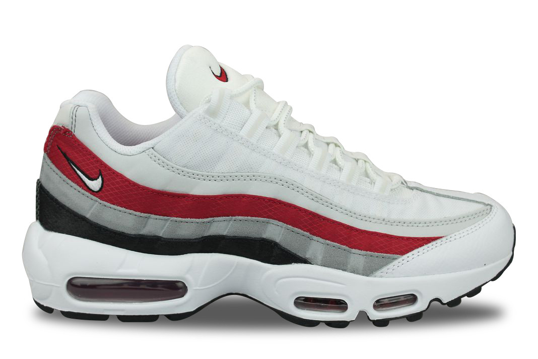 Nike Air Max 95 White Red Black Blanc