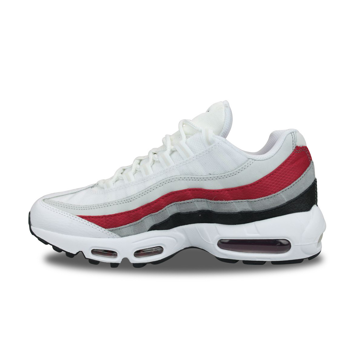 Nike Air Max 95 White Red Black Blanc