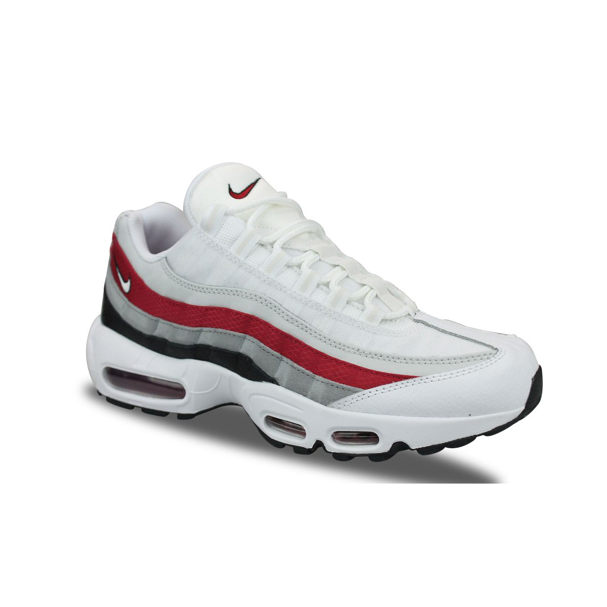 Nike Air Max 95 White Red Black Blanc