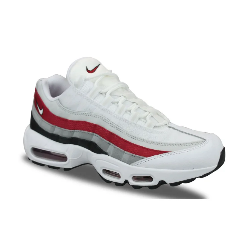 Nike Air Max 95 White Red Black Blanc