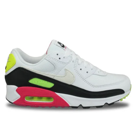 Nike Air Max 90 White Volt Rush Pink Blanc