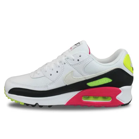 Nike Air Max 90 White Volt Rush Pink Blanc