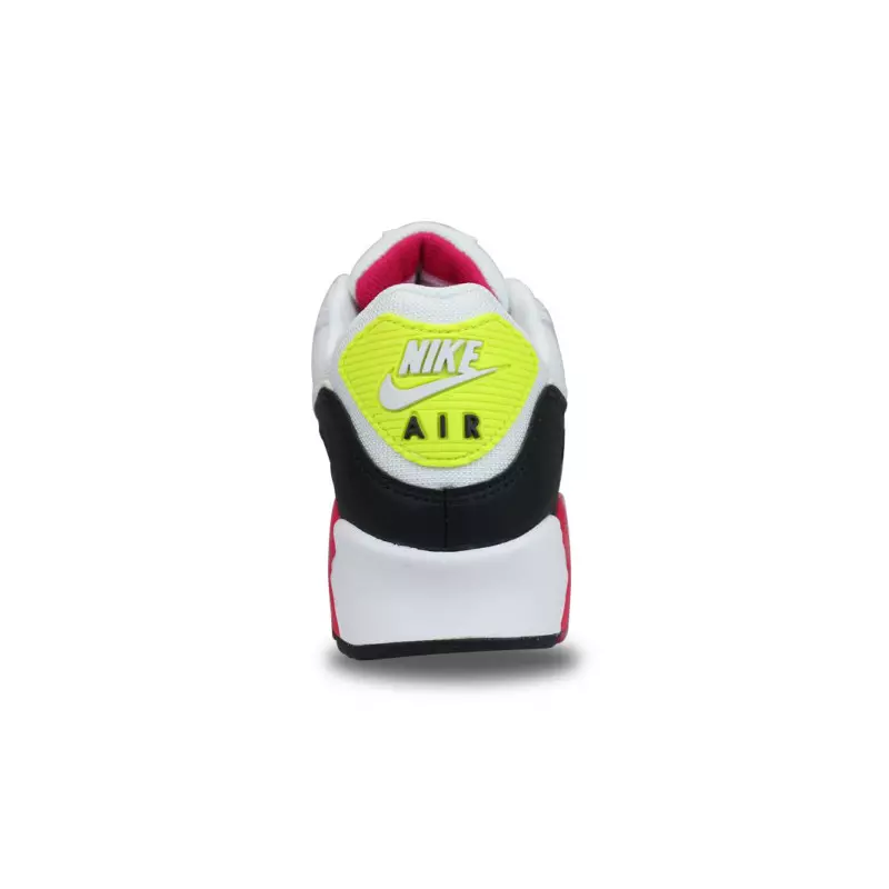 Nike Air Max 90 White Volt Rush Pink Blanc