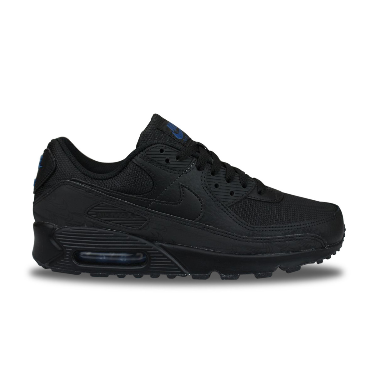 Nike Air Max 90 Black Blue Reflective