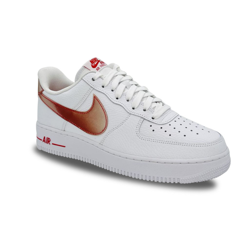 Nike Air Force 1 Low White Orange Jumbo Swoosh