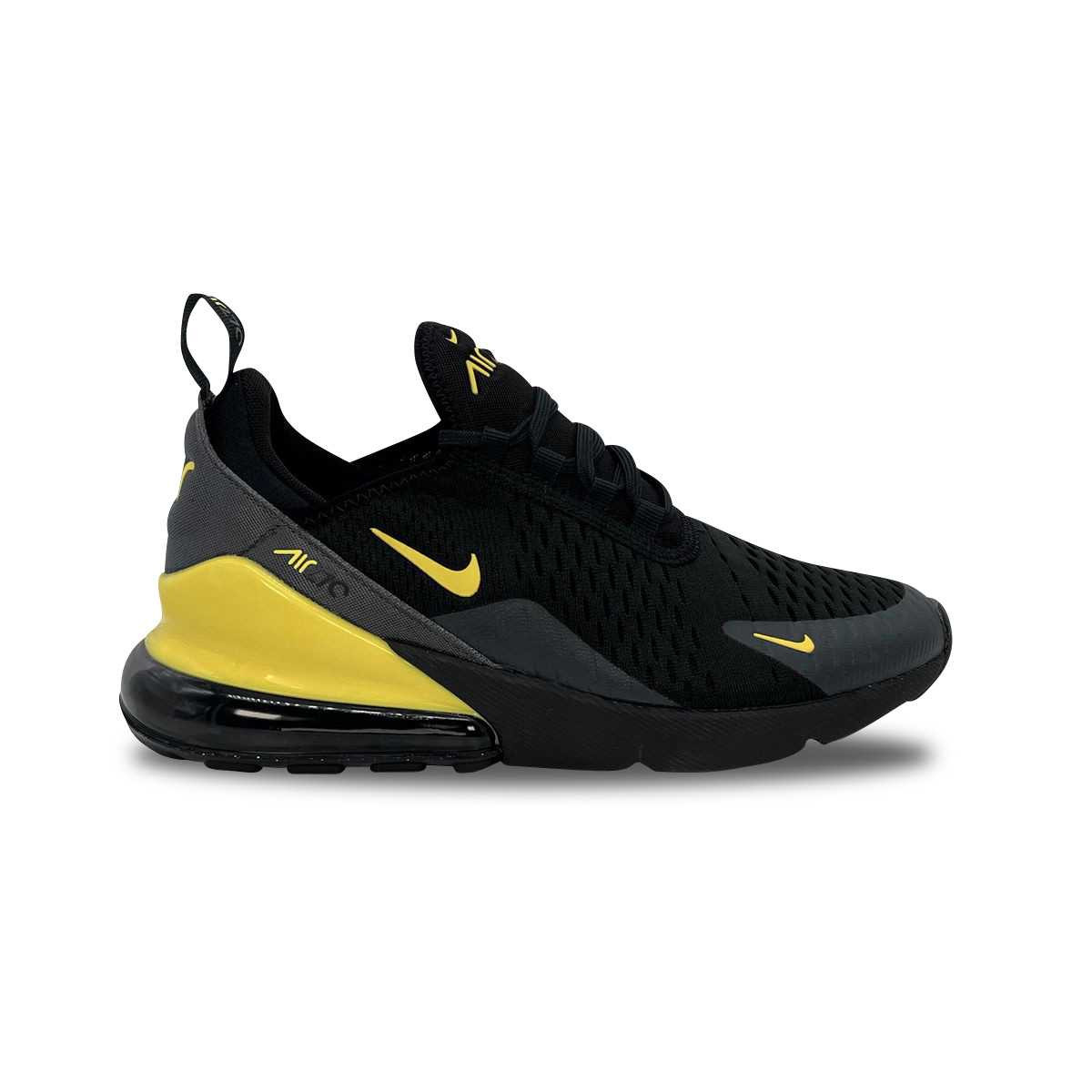 Nike Air Max 270 Junior Black Yellow Strike