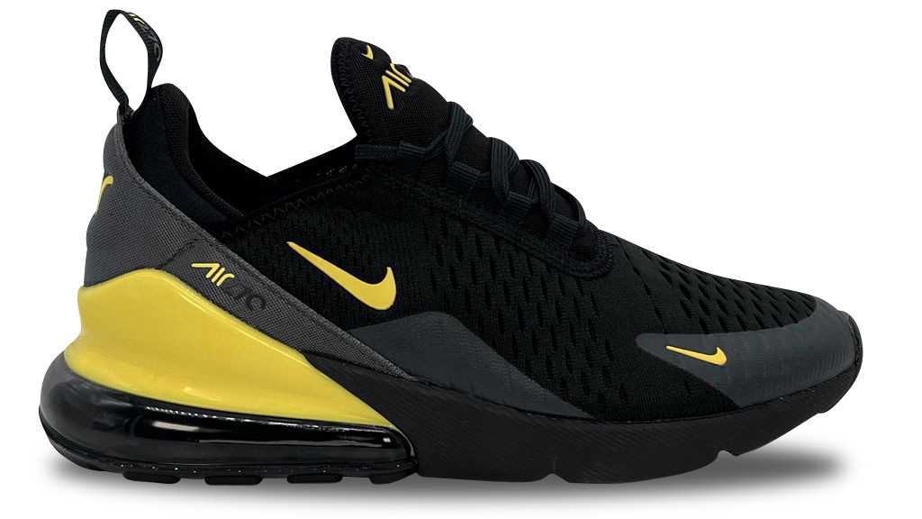 Nike Air Max 270 Junior Black Yellow Strike