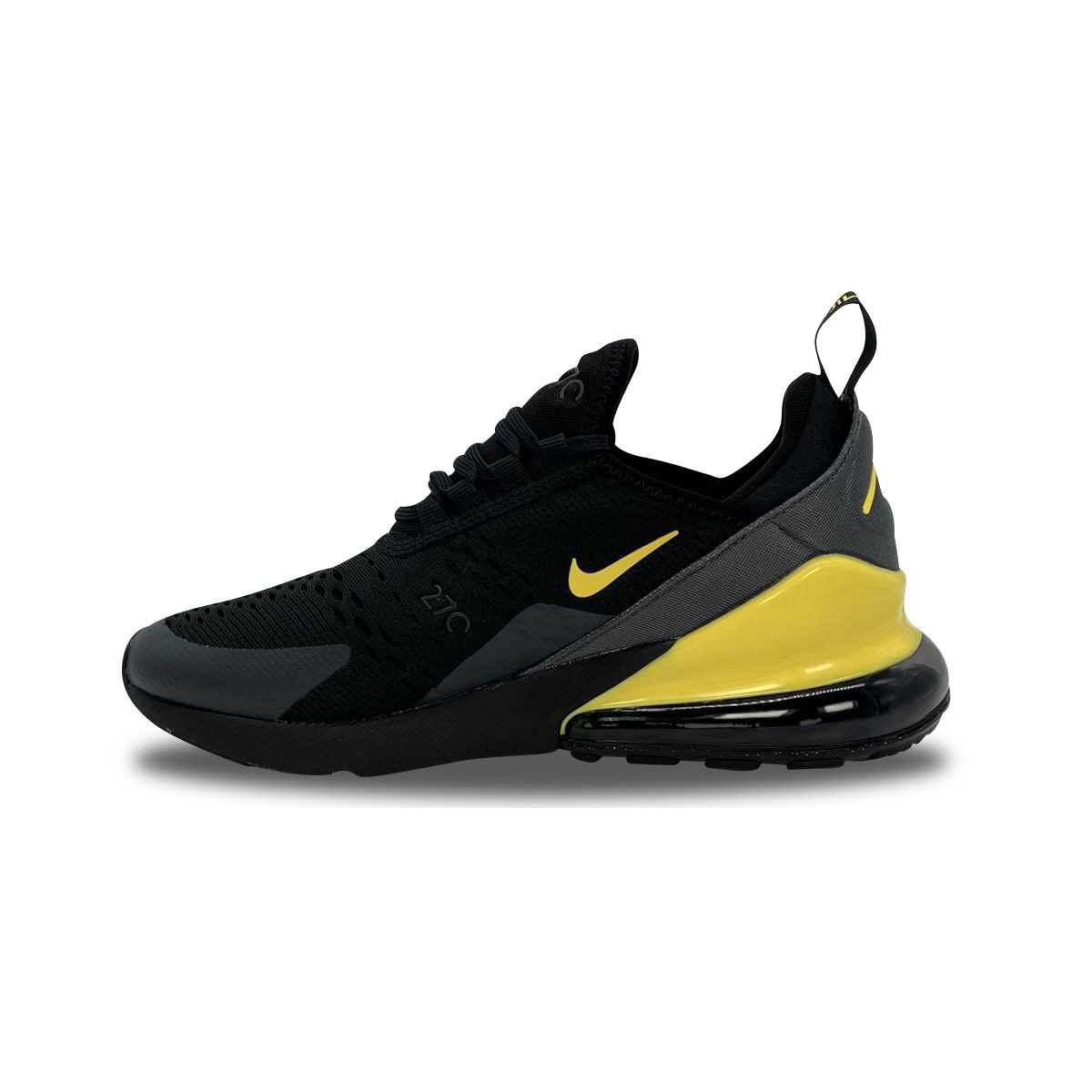 Nike Air Max 270 Junior Black Yellow Strike