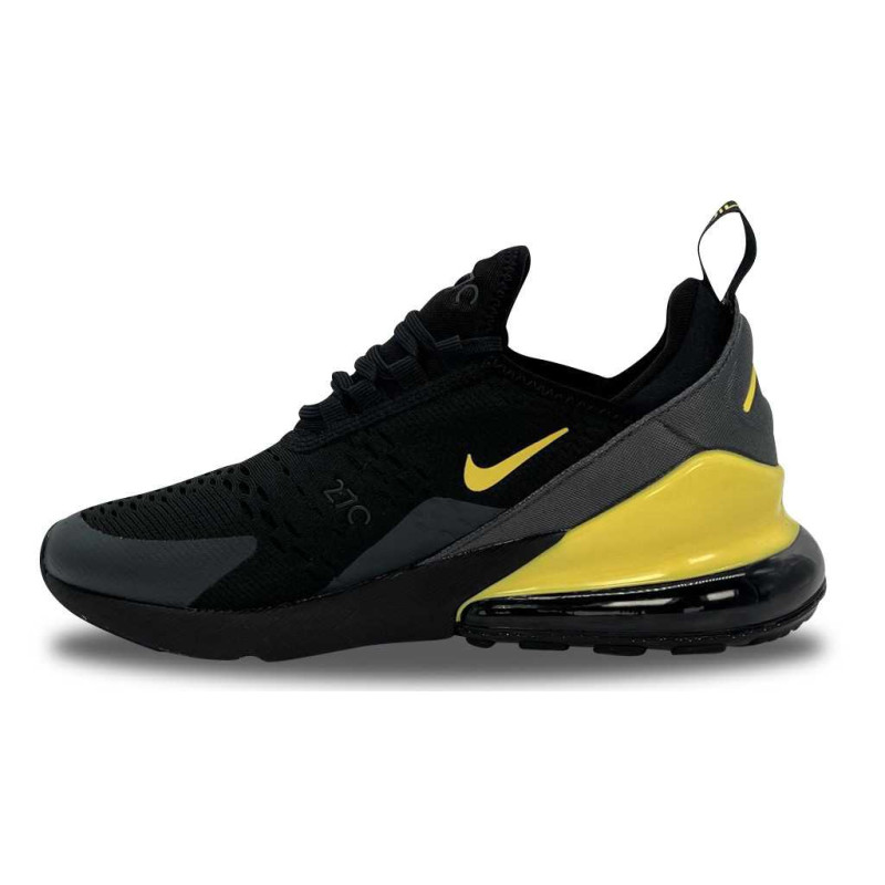 Negende Zwart Beoefend Nike Air Max 270 Junior Black Yellow Strike - Street Shoes Addict