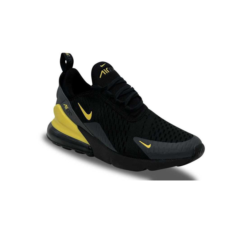 Nike Air Max 270 Junior Black Yellow Strike
