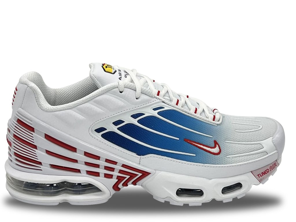 Nike Air Max Plus III White Red Blue